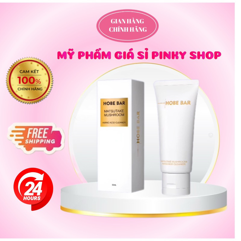 Sữa rửa mặt làm sáng da HOBEBAR 50ml kiểm soát dầu lấy sạch bụi bẩn cho da dầu và da nhạy cảm