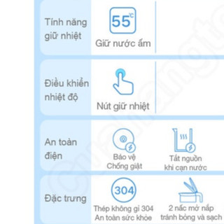 Ấm siêu tốc 2 XM 1.7L MJDSH04YM - Bình đun siêu tốc