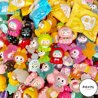 (Tự xé) Combo 10 túi mù phát sáng tổng hợp rùa phát sáng, moi trái cây, thỏ phát sáng làm đồ chơi