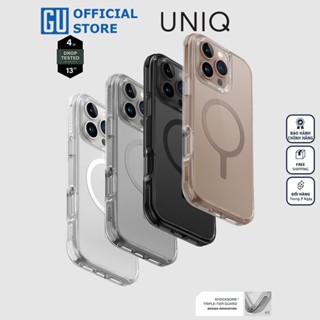 Ốp Lưng UNIQ Combat Cho iPhone 16 Pro/ 16 Pro Max Hệ Thống Bảo Vệ 3 Lớp Toàn Diện Tương Thích Với Sạc Không Dây MagClick