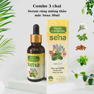 (tặng thêm 1 chai là 4) Mua 3 Chai Serum răng miệng thảo mộc Sena