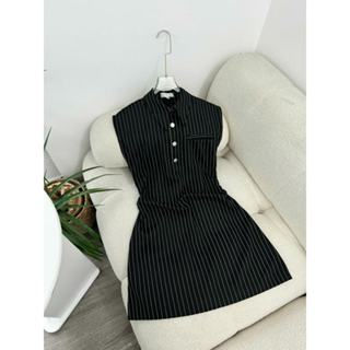 Đầm Sọc Hobbs Nhấn Eo Kẻ Sọc Trendy