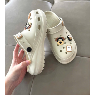 Dép nữ độn đế, Sục cross nữ sandal đế cao chất liệu eva siêu nhẹ mẫu mới 2023