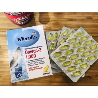 Viên uống dầu cá Omega 3(chính hãng Đức)60 viên