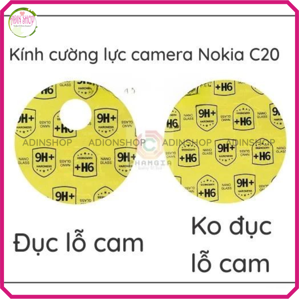 (Mua 1 tặng 1) Cường lực camera dành cho Nokia C20 nano siêu bền