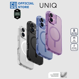 Ốp Lưng UNIQ Combat Cho iPhone 16/ 16 Plus Hệ Thống Bảo Vệ 3 Lớp Toàn Diện Tương Thích Với Sạc Không Dây MagClick
