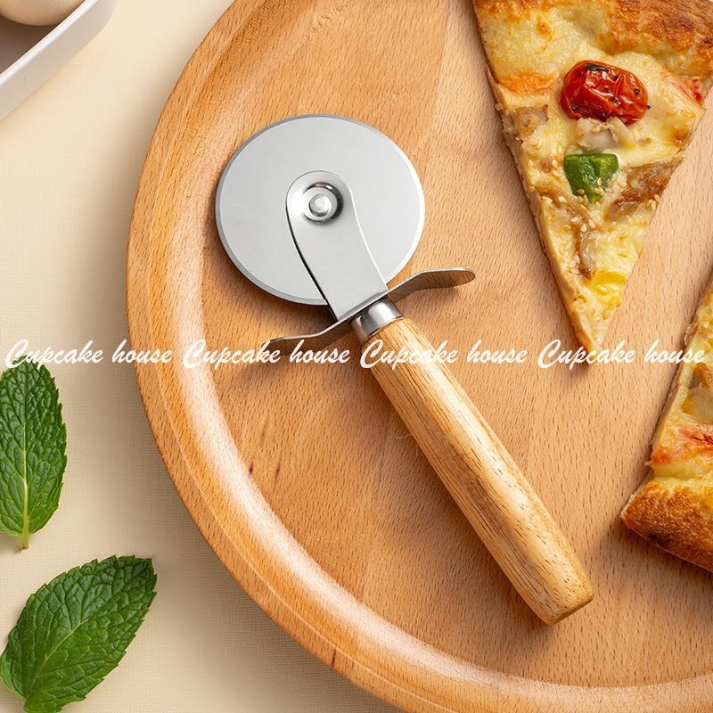 Dụng cụ, dao cắt bánh pizza bằng thép không gỉ