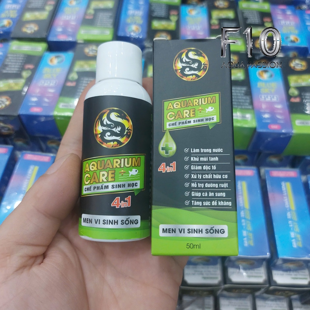 Vi Sinh Bể cá Aquarium Care 4 in 1 - Làm trong nước khử mùi tanh