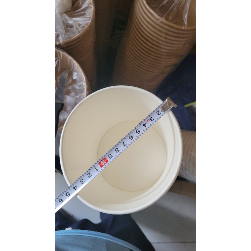 Tô giấy trắng 1000ml - 100 cái tô + nắp