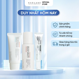 Bộ dưỡng da và chống nắng da toàn diện USOLAB - REPAIR CREAM + REPAIR AMPOULE + SUN BLOCK MATTE 50ml