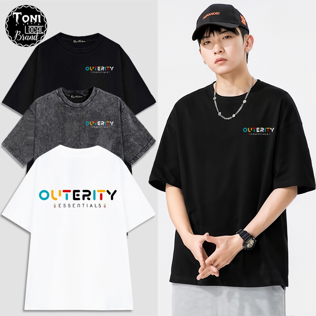 Áo Thun OUTERITY ESSENTIALS Local Brand Cotton 100% dày 260gsm Form rộng Unisex (AT9020L - Full Box)
