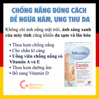 Viên đẹp da nắng MIVOLIS ĐỨC