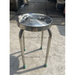 Ghế Inox 304 Mặt Trơn Cao 50cm