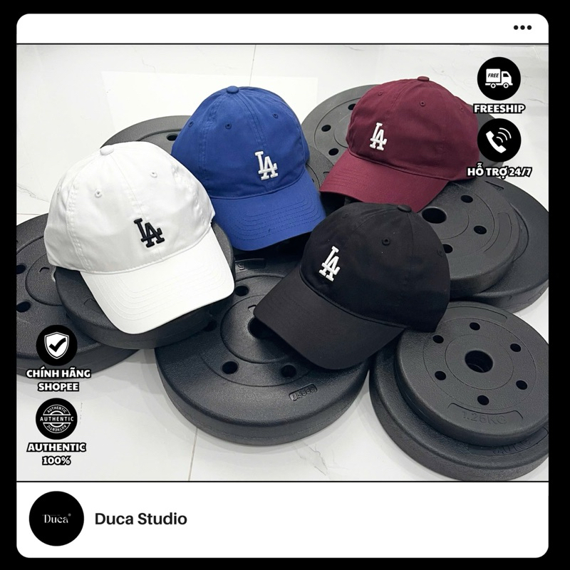 (CHÍNH HÃNG) Mũ Nón MLB LA Basic Logo Nhỏ Hàng Chính Hãng - Duca Studio