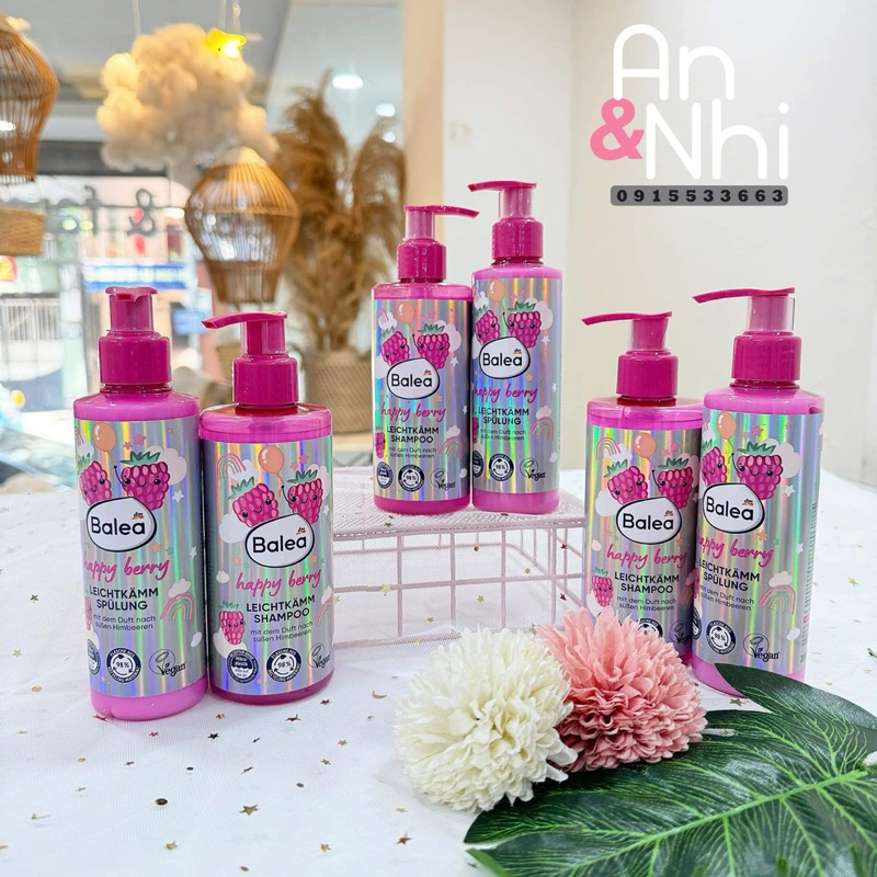 Dầu gội xả & xịt dưỡng tóc Balea cho bé