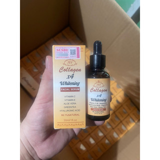 (có video, chính hãng) Serum dưỡng trắng da collagen plus vit E 701