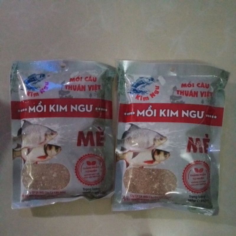 Combo 2 gói Mồi câu Cá Mè Kim Ngư