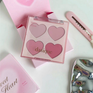 Má hồng 4 ô Dasique Sweet Heart Blending Mood Cheek màu 13 💓