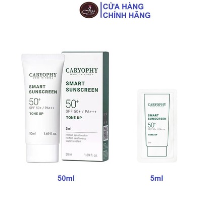 Kem Chống Nắng Caryophy Smart Sunscreen Tone Up SPF50+ PA+++ 5ml/50ml