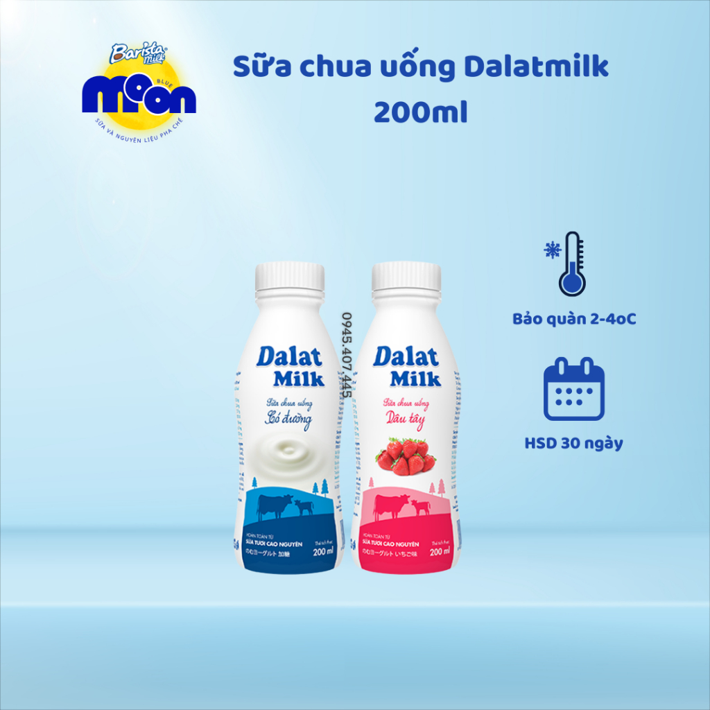 Sữa chua uống Dalatmilk 200ml