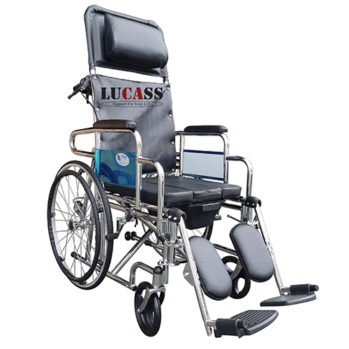 Xe Lăn Đa Năng Lucass X7, X-7 | Xe Lăn Lucass X7 - Có Bô, Ngả Nằm Và Tay Phanh - UNIV