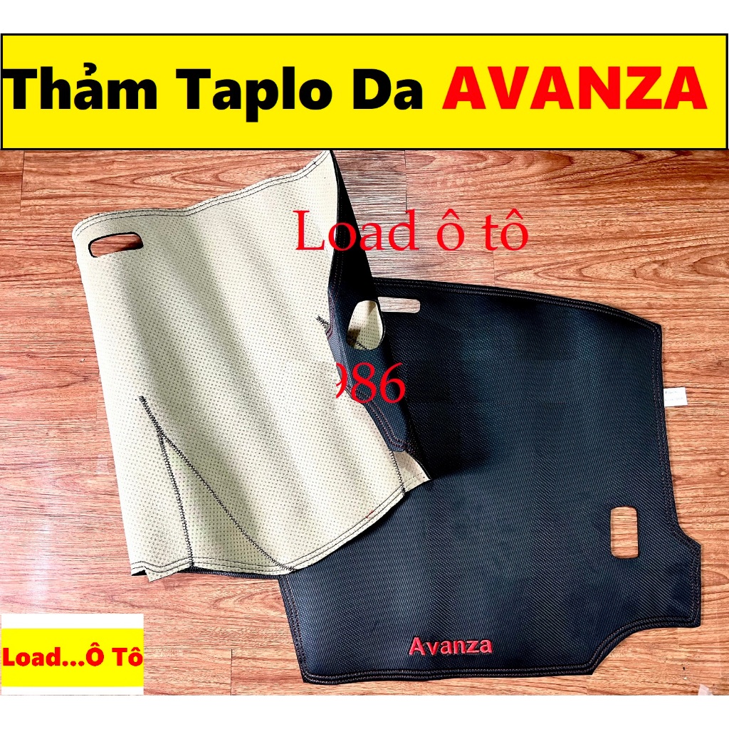Thảm Taplo Da Carbon Xe Toyota AVANZA 2025-2018 Cao Cấp Có Lớp Chống Trượt