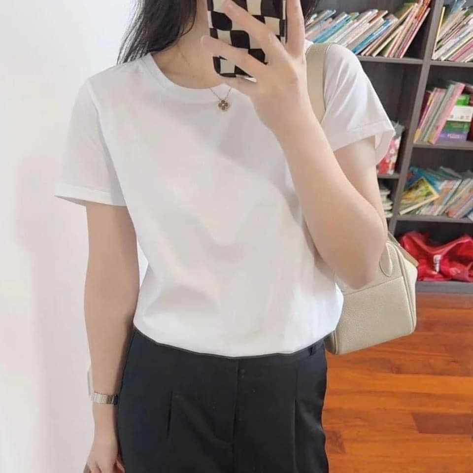 Áo phông U supima UNi màu trắng