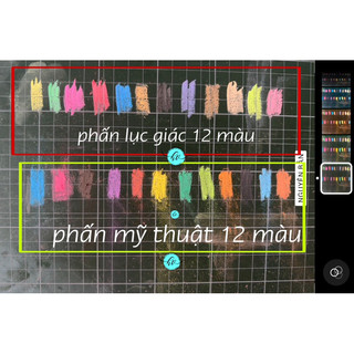 combo 10 hộp phấn lục giác 12 màu( có sẵn)