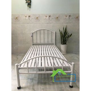 Giường sắt đơn 1m2 mỹ nghệ