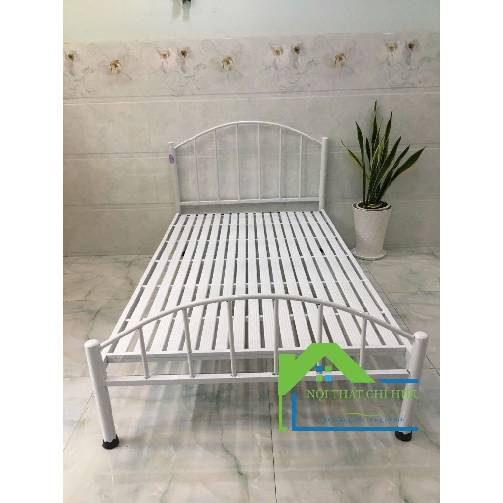 Giường sắt đơn 1m2 mỹ nghệ