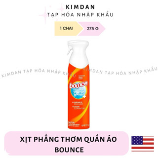   NK MỸ  XỊT THƠM KHỬ MÙI LÀM THẲNG CHỐNG NHĂN QUẦN ÁO BOUNCE MỸ RAPID TOUCH UP 3 IN 1 INSTANT STATIC REMOVER 275G 