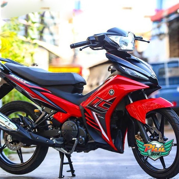 Tem rời EX 135 LC đời 2011 đến 2014 đỏ đen tem Exciter