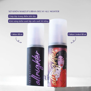 Xịt Khoá Makeup U.D All Nighter Makeup Setting Spray