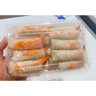 Chả Ram Tôm Đất (Đặc sản Bình Định) - Size trung (28-30 cuốn/ 1 hộp) - Ship Hỏa tốc
