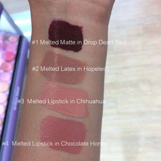 [SALE 70%] Set Son 4 Màu Too Faced Kissletoe Deluxe Size