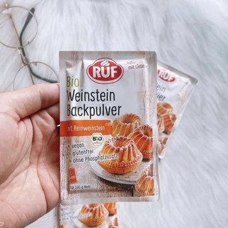 Bột Nở Hữu Cơ Làm Bánh Ruf 20g - Baking Powder