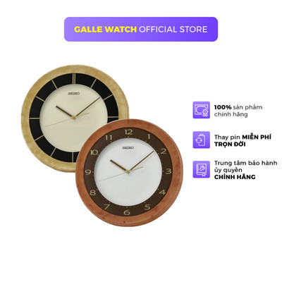 ĐỒNG HỒ TREO TƯỜNG SEIKO QXA817, thời trang, thanh lịch, vỏ nhựa bền bỉ, chính hãng Nhật Bản