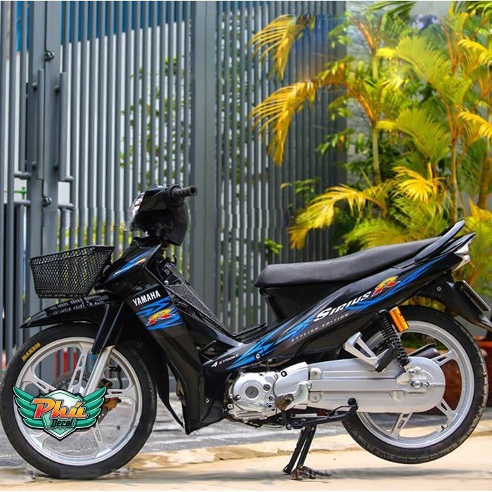 Tem rời Sirius R đen xanh hoa van lượn sóng cover tem 2008