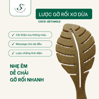 Lược Gỡ Rối Xơ Dừa COCO-TANGLE S' The Hair And Body Giảm Rụng Chuyên Dụng