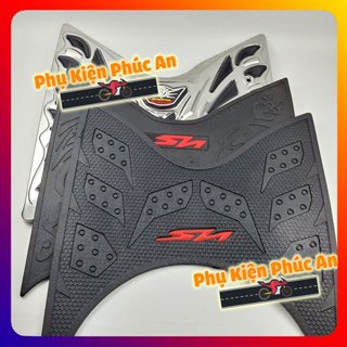  Thảm lót sàn INOX CAO SU xe Sh Việt 125 150 gác để chân trước Sh nam 125i 150i năm 2020 2021 2022 2023 2024 2025 