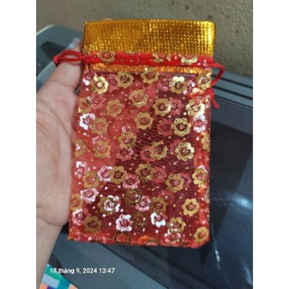 combo 1000 túi lộc đỏ đựng vòng, gạo muối