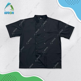 Áo bếp ngắn tay áo bếp trưởng mẫu đẹp dành cho Nam và Nữ vải kaki cotton thoáng mát