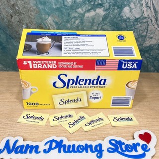 Đường ăn kiêng 0 calo Splenda Mỹ 1000 gói