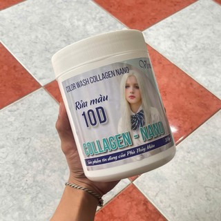 Bột tẩy tóc Collagen, rửa màu tóc