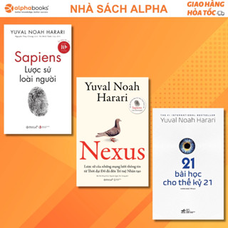 Lẻ/Combo Sách Yuval Noah Harari: Nexus + Sapiens Lược Sử Loài Người Bản Bỏ Túi + 21 Bài Học Cho Thế Kỷ 21