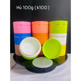 Combo 200 hủ 100g trắng,đen