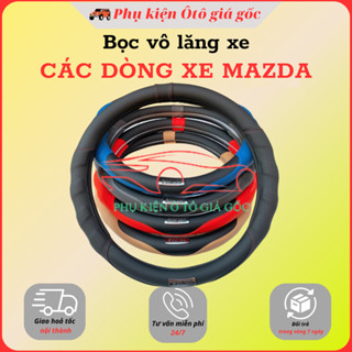 Bọc vô lăng xe Mazda 2, Mazda 3, Mazda 6, CX5, CX8, BT50, CX3, CX30 cao cấp