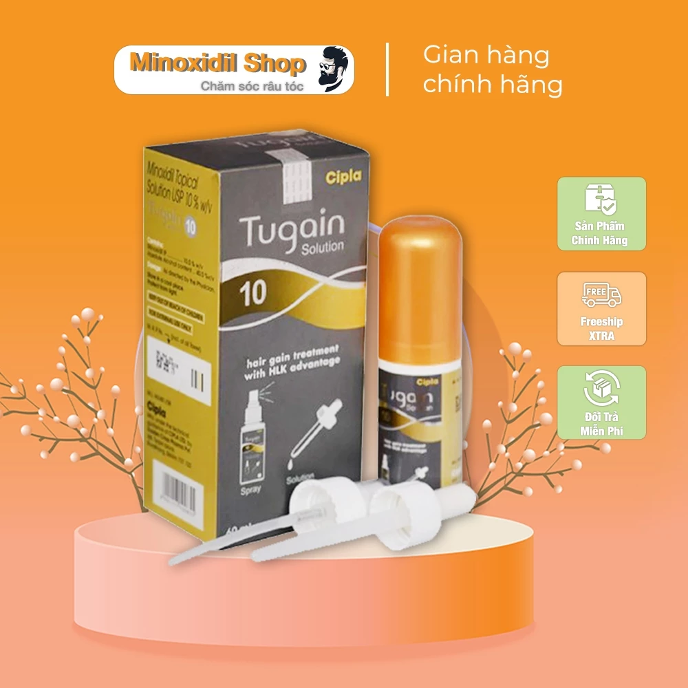 Minoxidil 10% Mọc Râu Tóc Tugain Solulion