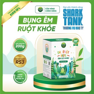 Tinh Bột Kháng Dr. Ruột Kids 18% Cải Thiện Táo Bón, Rối Loạn Tiêu Hóa, Hoàn Thiện Hệ Miễn Dịch, Loạn Khuẩn Đường Ruột