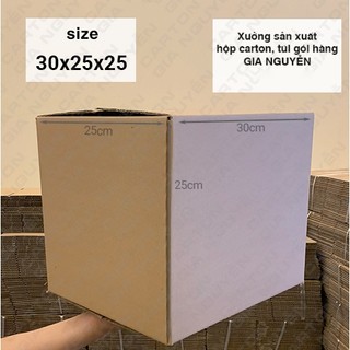  Set 10 hộp carton size lớn 30x25x25 đựng quà tặng giày thể thao áo khoác phao gấu bông 